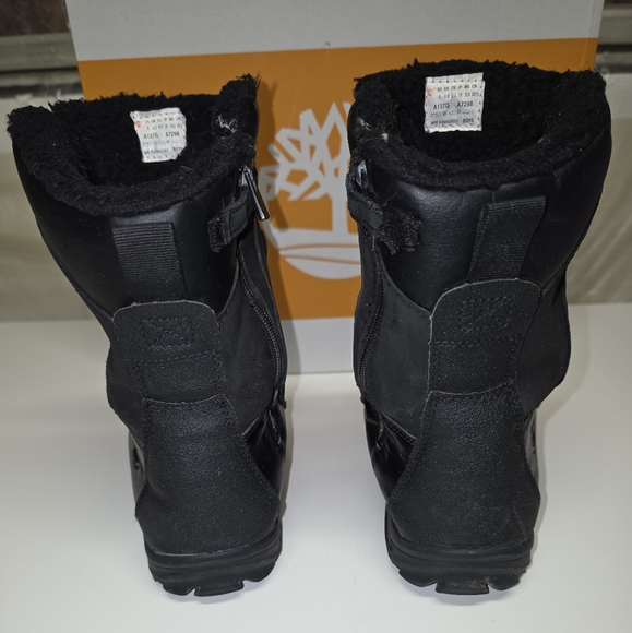 Timberland Winter Black Nubuk  Chillberg Waterproof Mid Boots US5 Juniors - Picture 6 of 12